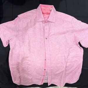 Robert Graham Pink Casual Button Down Shirt